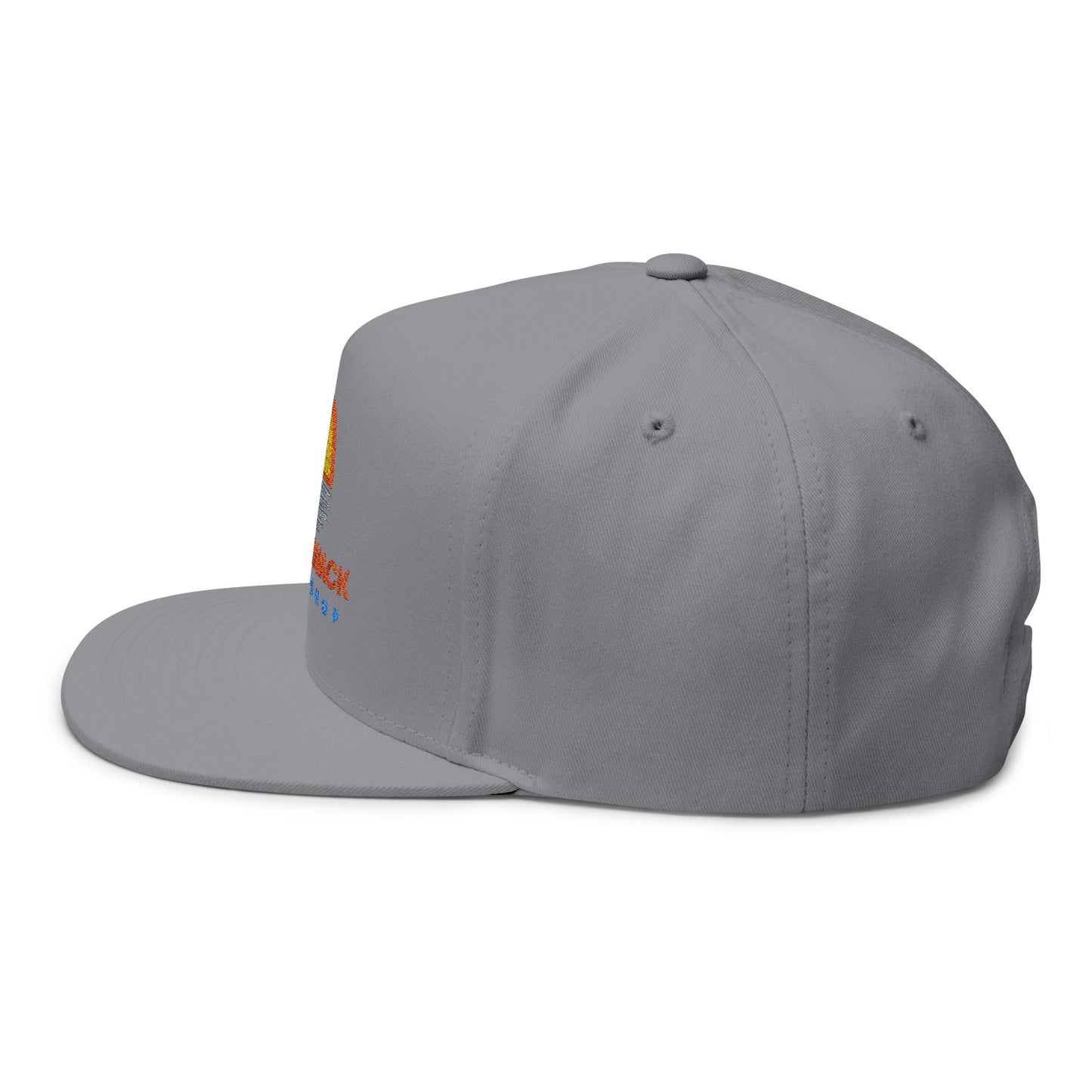 The Board Shack Surf Shop Embroidered Flat Bill Cap