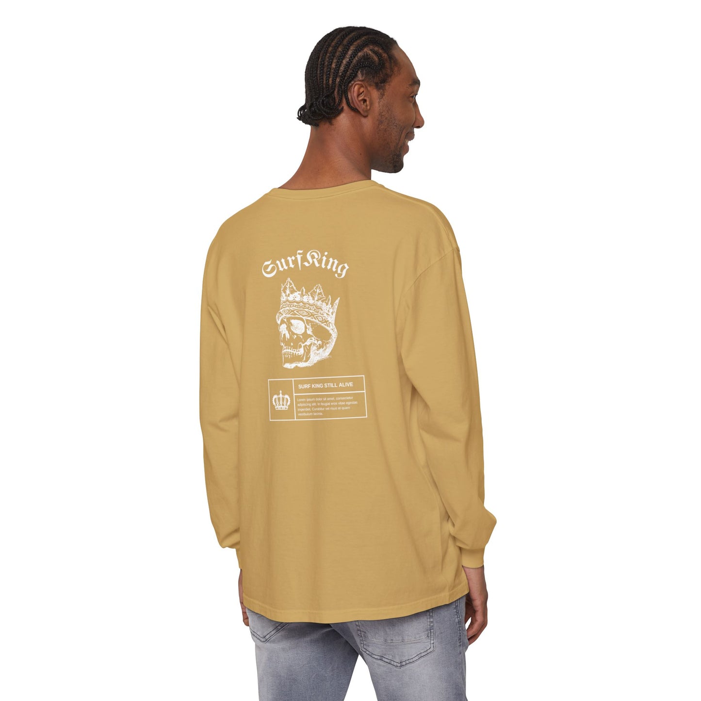 Surfing King Long Sleeve T-Shirt - Great Lakes Surf Apparel