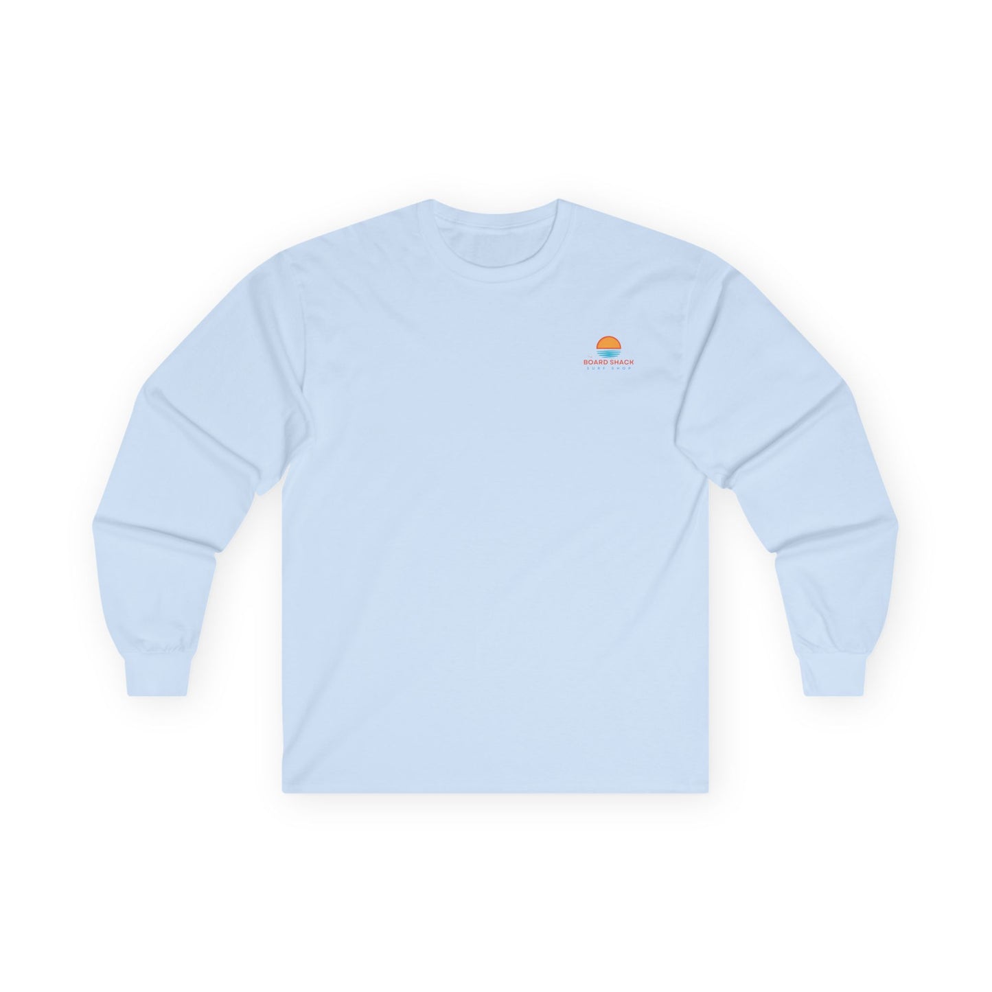 The Board Shack Unisex Long Sleeve Tee with Shaka Design