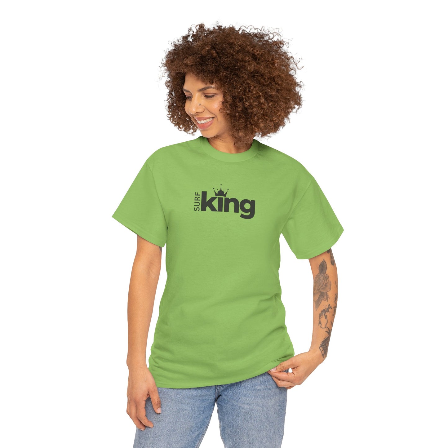 Surf King Unisex Heavy Cotton Tee - Great Lakes Surf Apparel