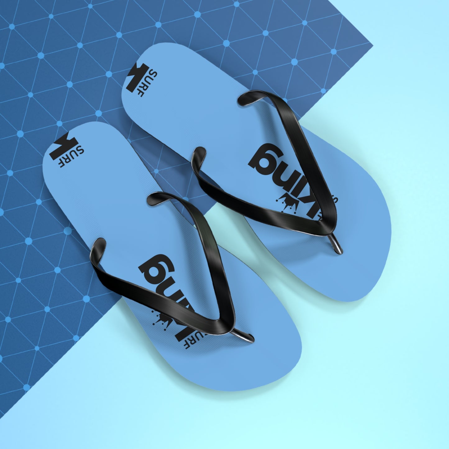 Surf King  Flip Flops - Casual Surf Footwear for Beach Days & Vacations