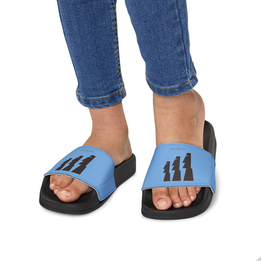 Vector Icon Surf Style Youth Removable-Strap Sandals for Active Kids
