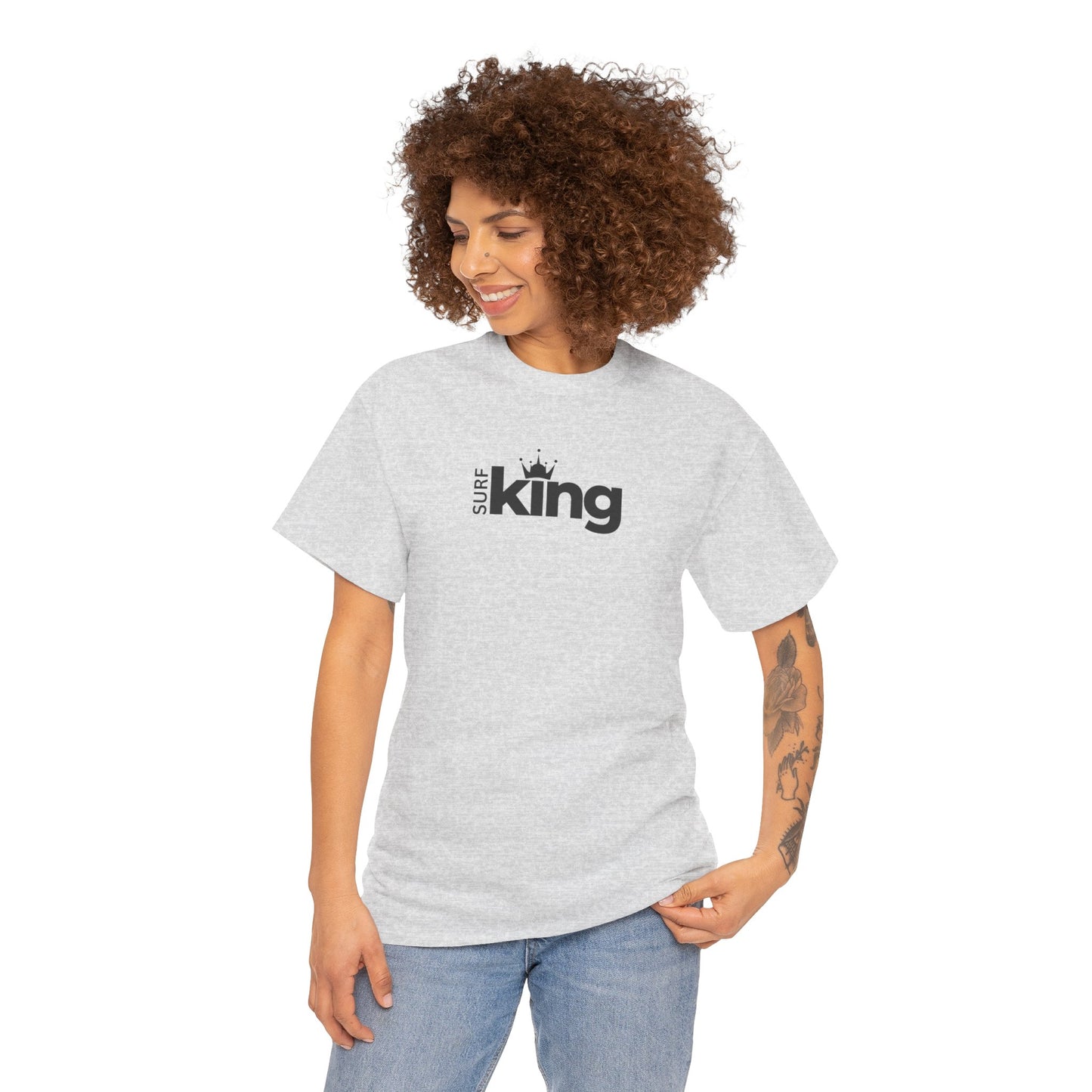 Surf King Unisex Heavy Cotton Tee - Great Lakes Surf Apparel