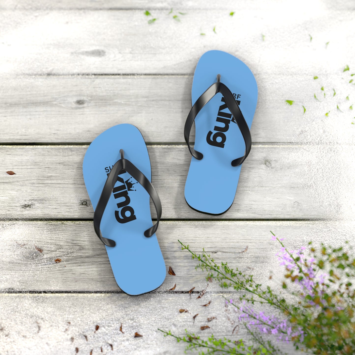 Surf King  Flip Flops - Casual Surf Footwear for Beach Days & Vacations