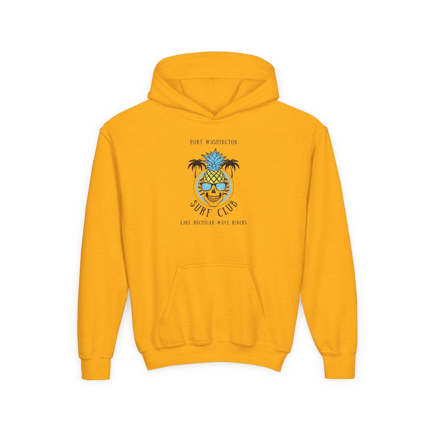 Port Washington Surf Club Youth Surf Club Hoodie - Great Lakes Surf Fashion