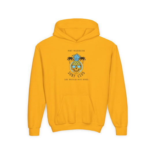 Port Washington Surf Club Youth Surf Club Hoodie - Great Lakes Surf Fashion