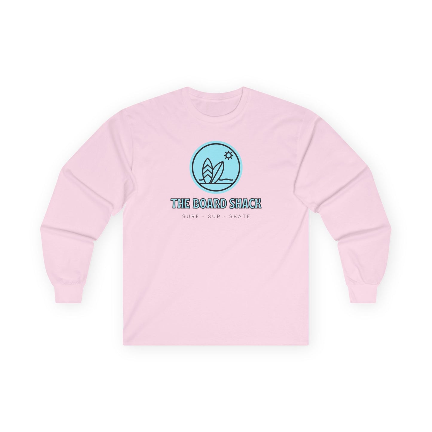 The Board Shack Long Sleeve Tee — Coastal Surf Logo Shirt