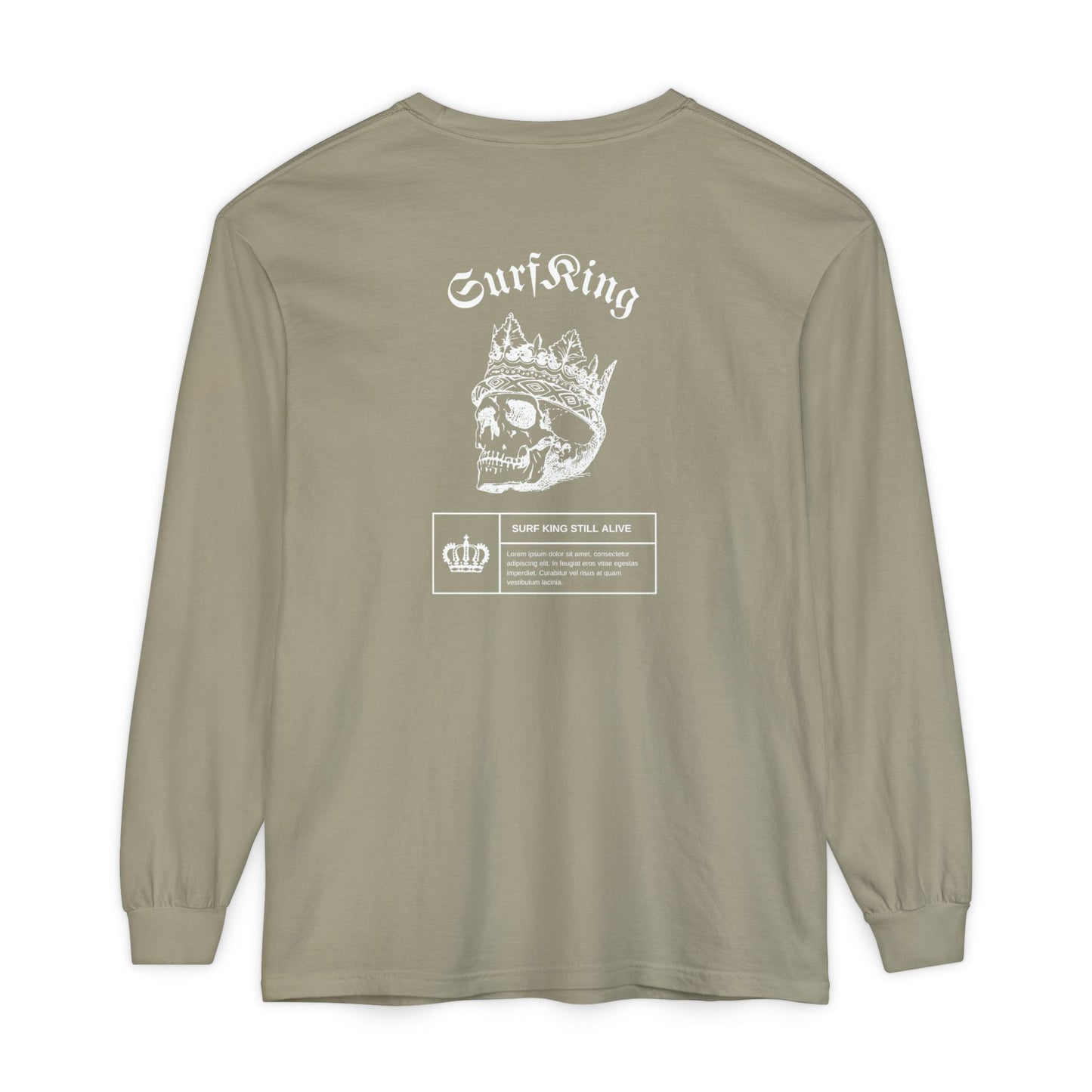 Surfing King Long Sleeve T-Shirt - Great Lakes Surf Apparel