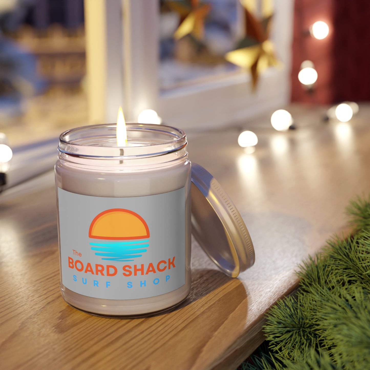 Scented Candles, 9oz - The Board Shack Shaka Logo