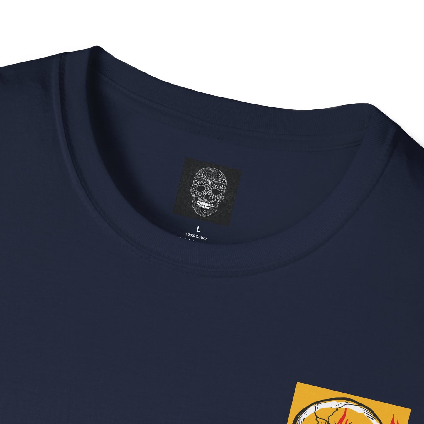 Port Washington Surf Club Unisex Softstyle T-Shirt - Retro Beach Vibe with Gnarly Skull Graphics