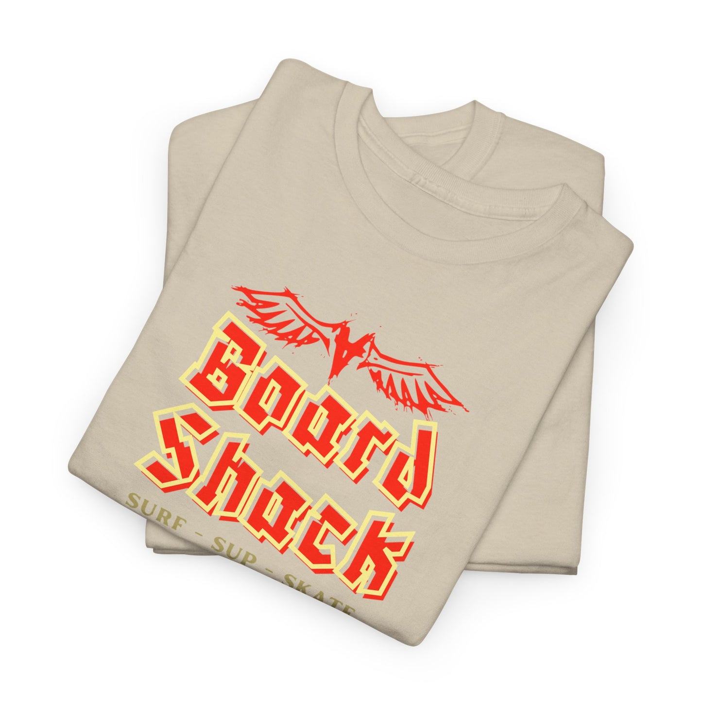 Board Shack T-Shirt — Retro Surf & Skate Graphic Tee (Based in Wisconsin)