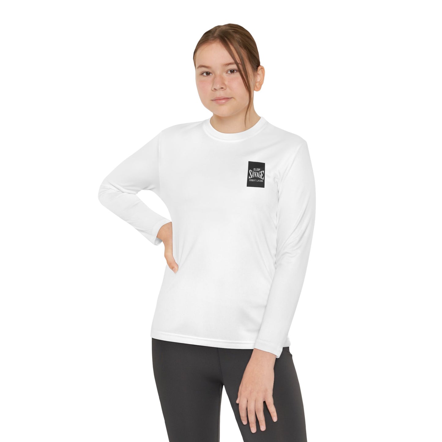 Surf Savage Youth Long Sleeve Competitor Tee - Great Lakes Surf Gear