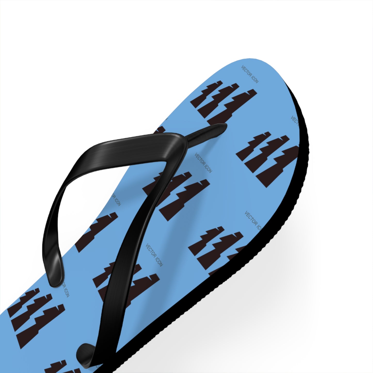 Vector Icon  Flip Flops - Casual Surf Footwear for Beach Days & Vacations