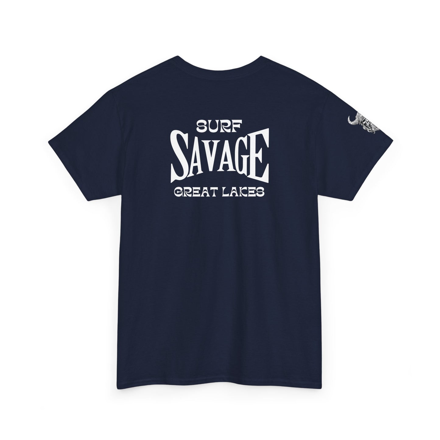 Surf Savage Unisex Heavy Cotton Tee - Great Lakes Surf Gear