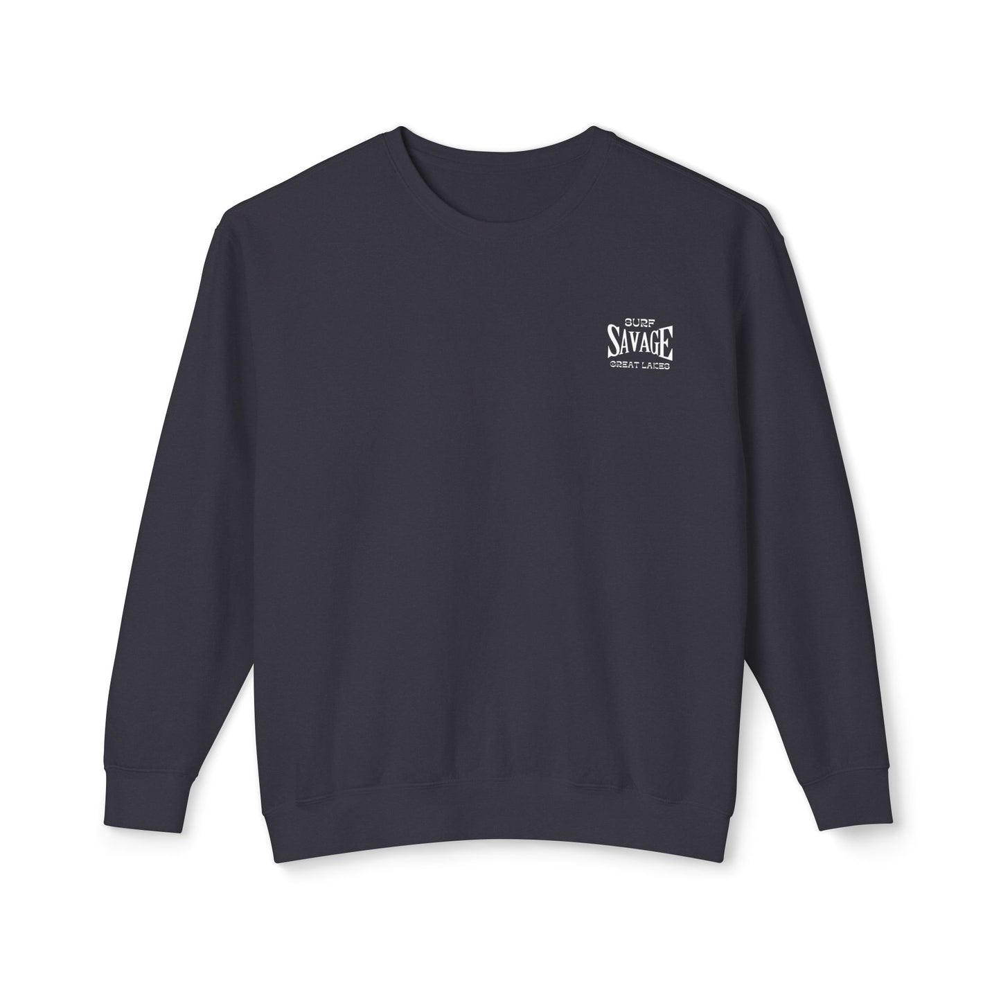 Surf Savage Unisex Crewneck Sweatshirt - Great Lakes Surf Gear