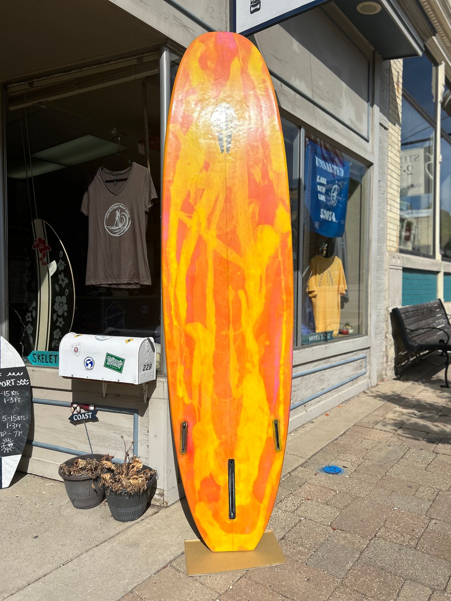 No Coast Surf Fire Board